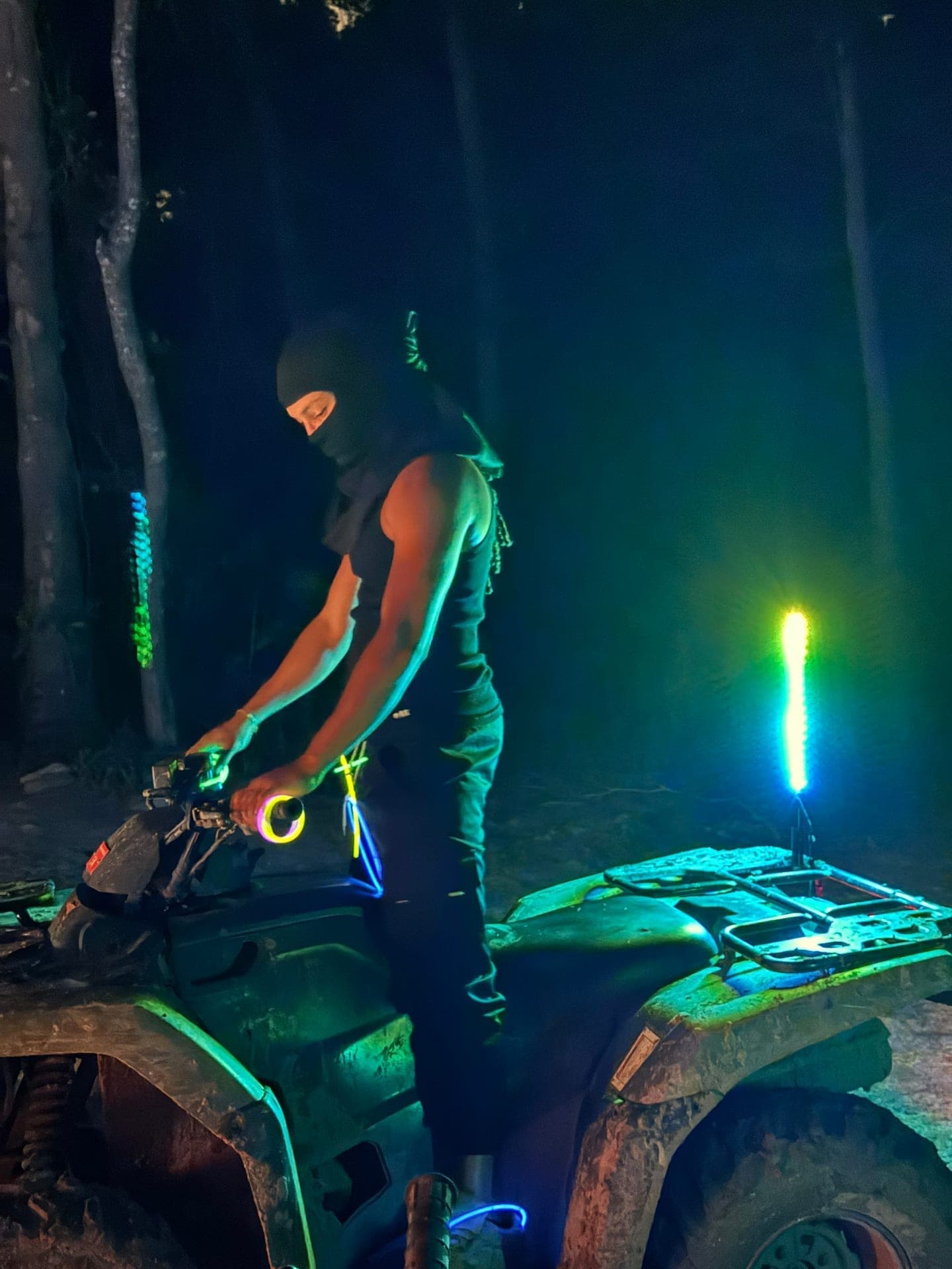 Night glow ATV tour